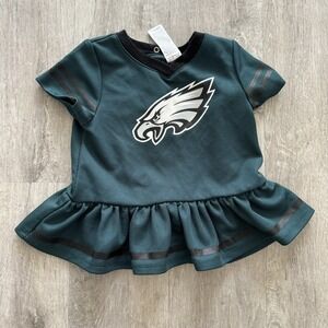 NFL Team Philadelphia Eagles Baby Girl Toddler Cheerleader Dress 18 Months